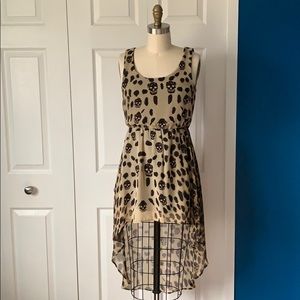 Asymmetrical Skull Dress